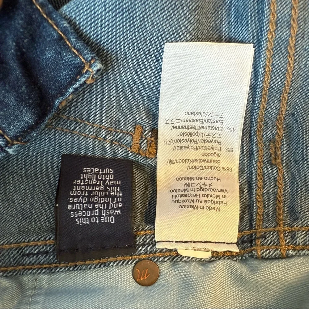 Madewell women’s 5 pocket skinny jeans 10” high rise size 23 stretch y2k - Picture 6 of 8